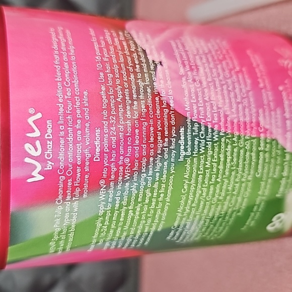 WEN Spring Pink Tulip Cleansing Conditioner. New, Unused & Sealed. - Picture 6 of 7